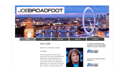 Desktop Screenshot of joebroadfoot.com