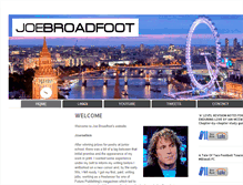 Tablet Screenshot of joebroadfoot.com